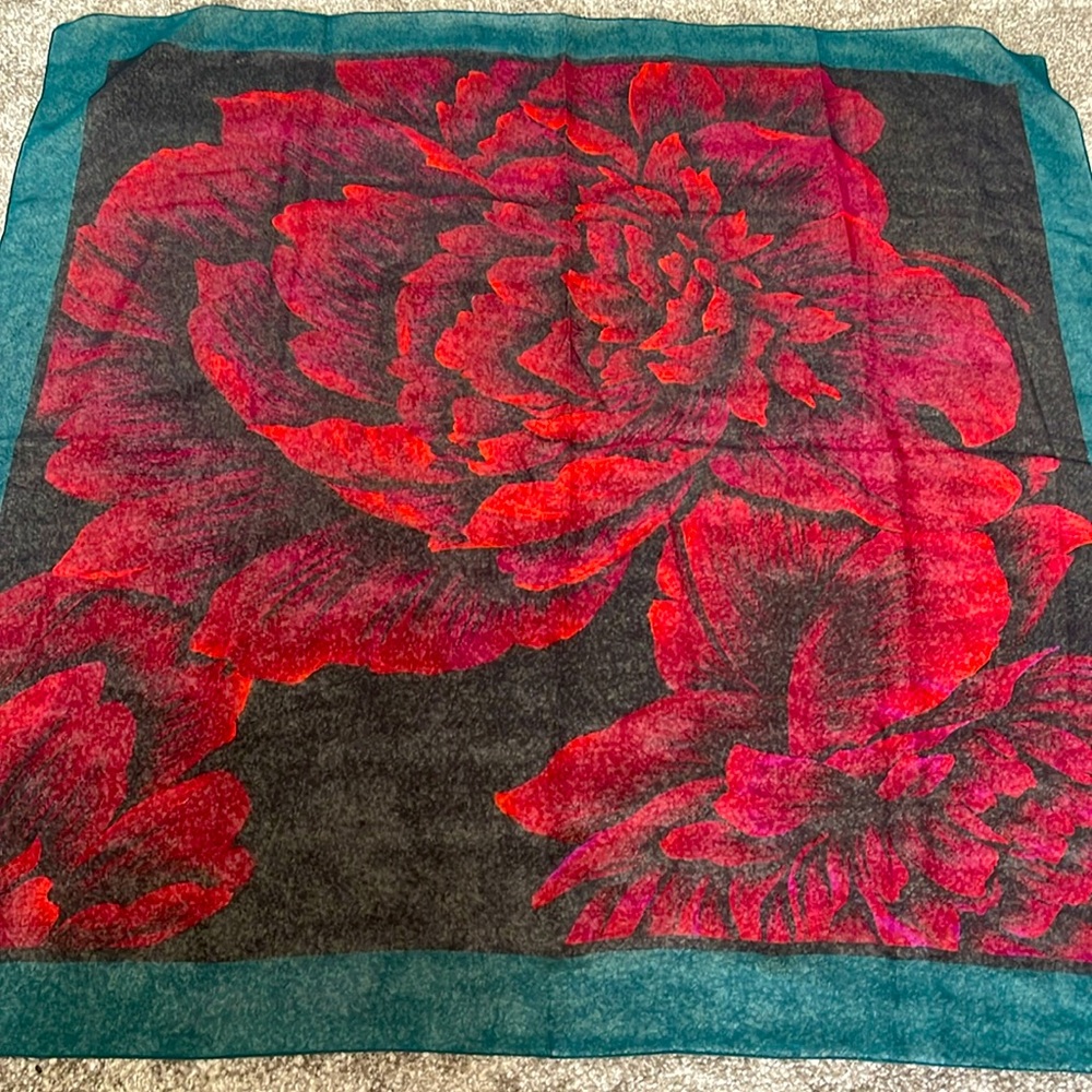 The Rack floral scarf #A